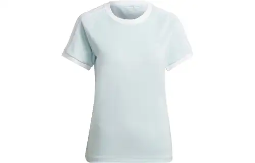 Adidas Originals T Shirts Women's Light Blue Crew Neck Moderate Other