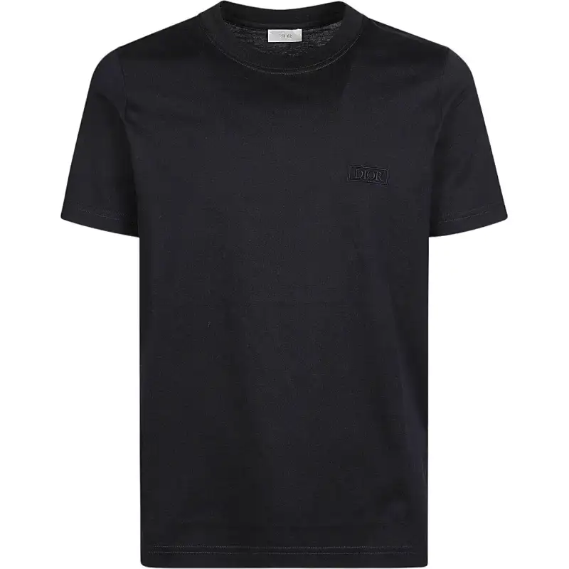DIOR T Shirts Men's Blue Crew Neck
