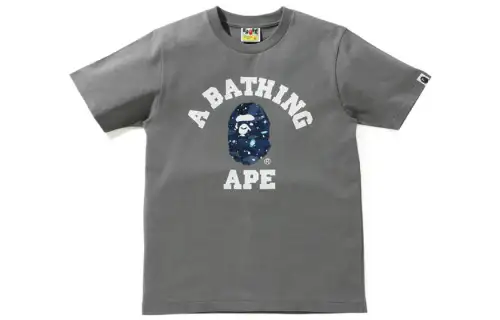 A BATHING APE T Shirts Women's Crew Neck Moderate Straight Fit
