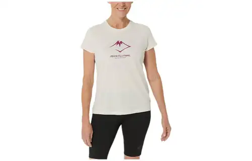 Asics FUJITRAIL T Shirt Women's White