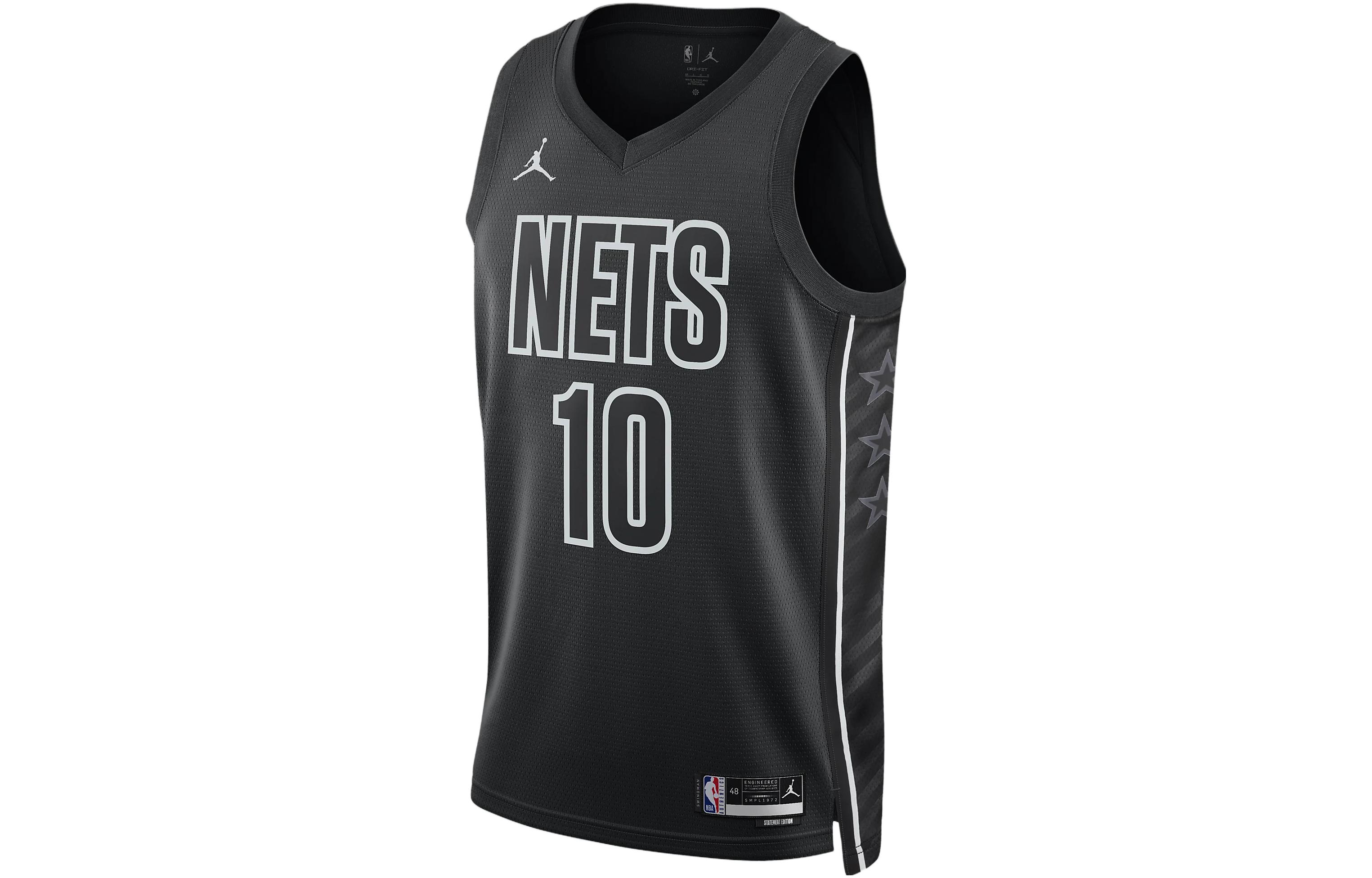 Jordan Brooklyn Nets Statement Edition Soccer Jersey Brook Nets Men’s Black