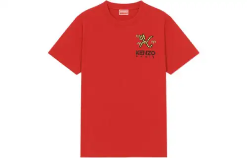 KENZO Tiger Tail Series T Shirt Women's Red