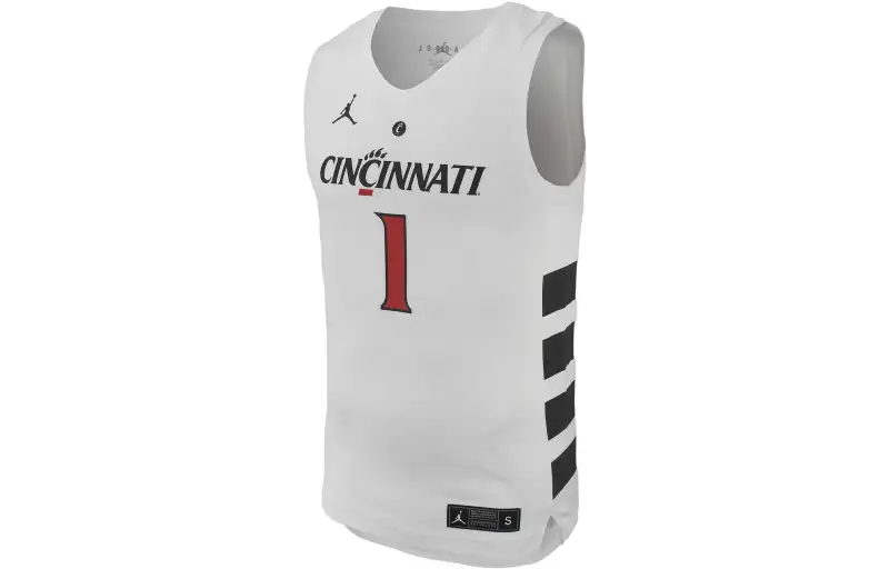 Jordan Basketball Jerseys Men's White Moderate Straight Fit