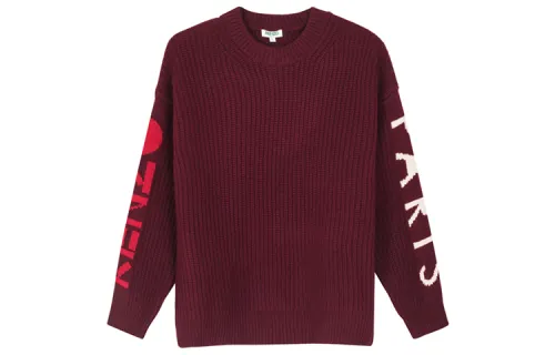 KENZO Sweaters Women's Red Crew Neck Moderate Other
