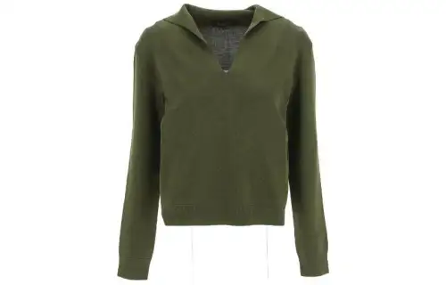 Loro Piana Sweaters Women's Green V Neck Moderate Other