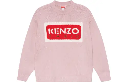 KENZO Logo Intarsia Crewneck Jumper