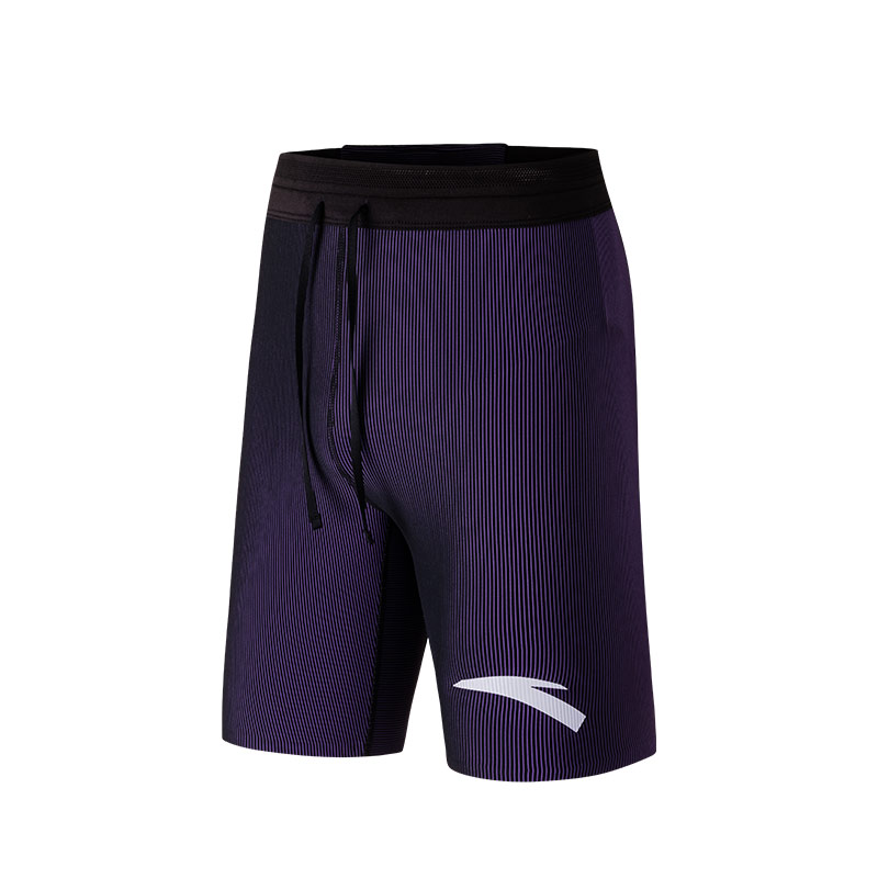 Anta Running Shorts Men’s Basic Black/Palace Purple 2