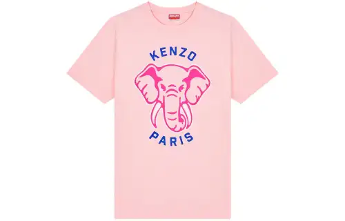 KENZO Elephant print Cotton T shirt