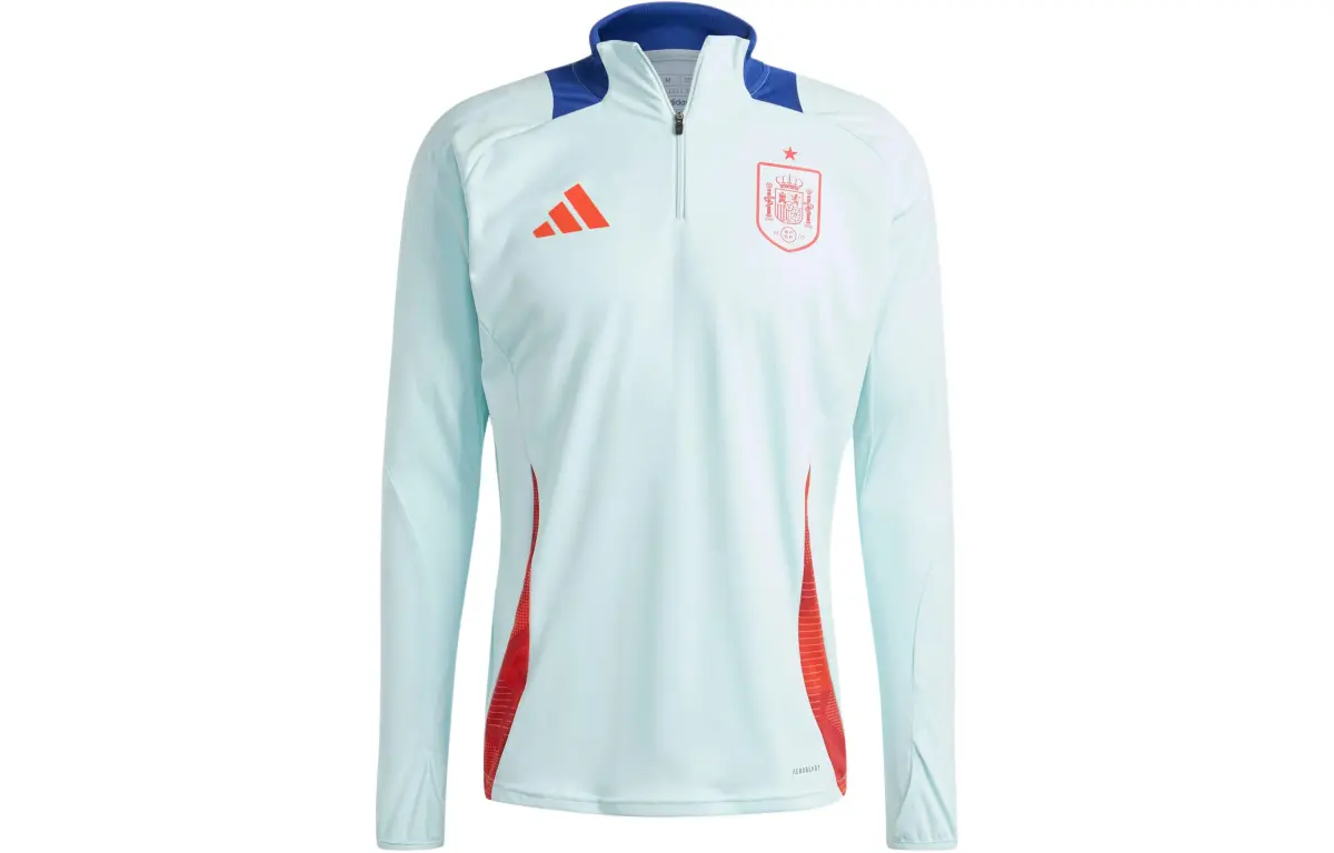 Adidas Spain National Team SPAIN TIRO COMPETITION TRAINING TOP Soccer Jersey Men's Halo Mint