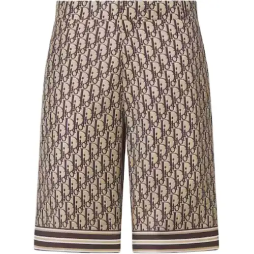 DIOR Casual Shorts Men's Brown Moderate