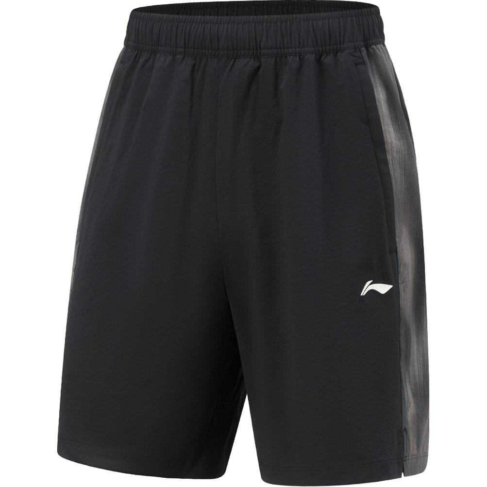Li Ning Fitness Series Sports Shorts Men’s Black/Black All Over Print