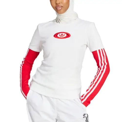 Adidas Logo embroidered T shirt