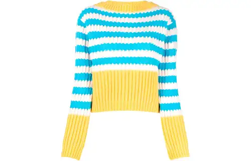 GUCCI Cropped Striped Jumper