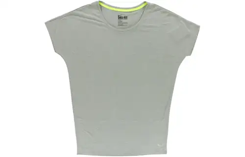 Nike T Shirts Women's Gray Crew Neck Moderate Other