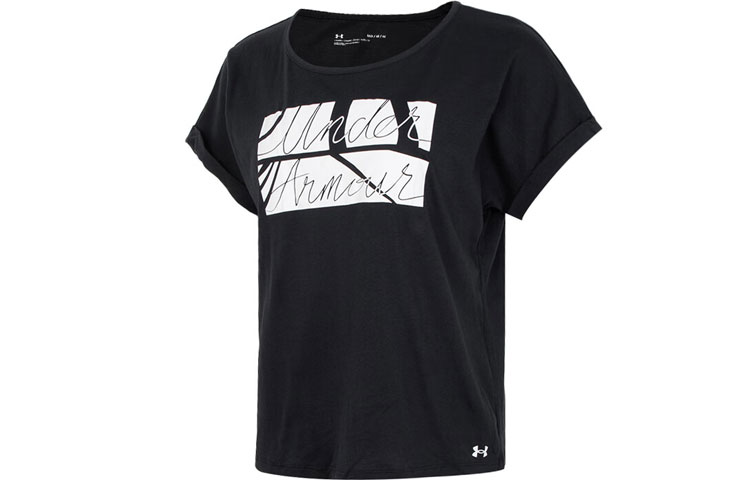 Женская футболка Under Armour Интенсив (черная)