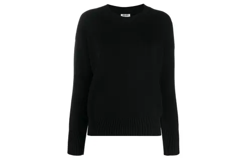 KENZO Sweaters Women's Black Crew Neck Thickened Other