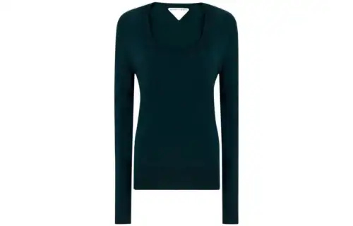 Bottega Veneta Sweaters Women's Green Crew Neck Moderate Other