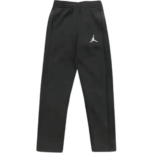 Jordan Men's Basketball Comfortable Ankle Thickened And Fleece Lined Sports Pants Men's Black