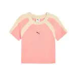PUMA DARE To Raglan Sleeve T Shirt Women's Peach Pink 18