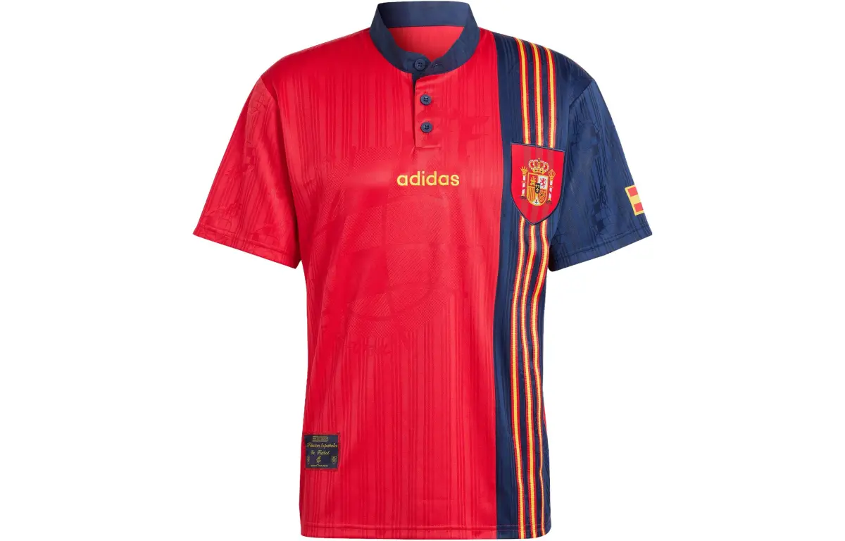 Adidas Spain National Team Soccer Jersey Men's Dark Red