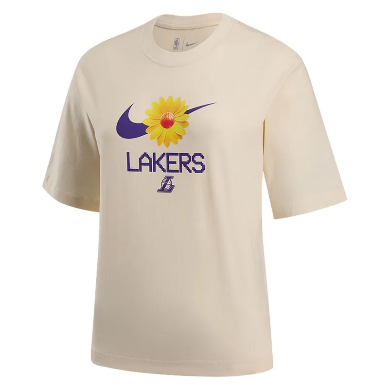 Nike Los Angeles Lakers Courtside Women's Nike Nba Boxy T-Shirt