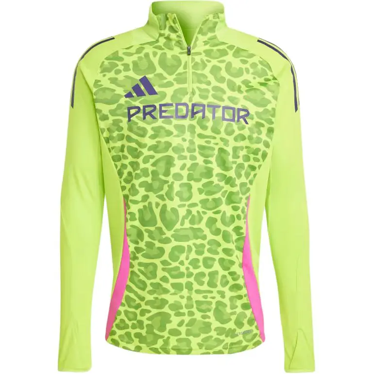 Adidas GENERATION PREDATOR TRAINING TOP Soccer Jersey Men's Half Sun Paste Color/Half Awake Fuchsia