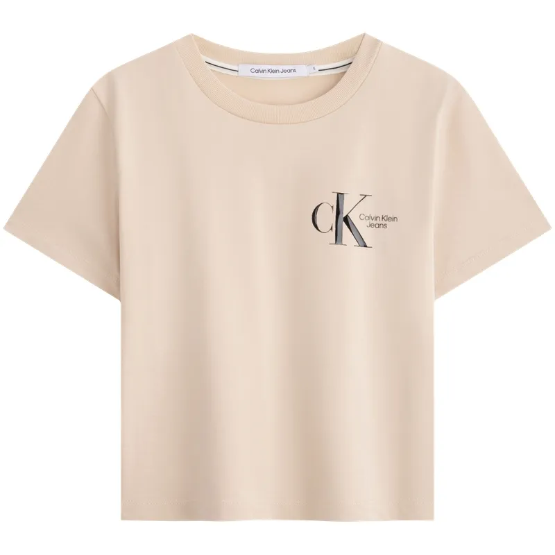 Calvin Klein T-Shirts Women's Crew Neck Moderate Straight Fit