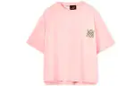 LOEWE T Shirts Women's Pink Crew Neck Moderate Straight Fit
