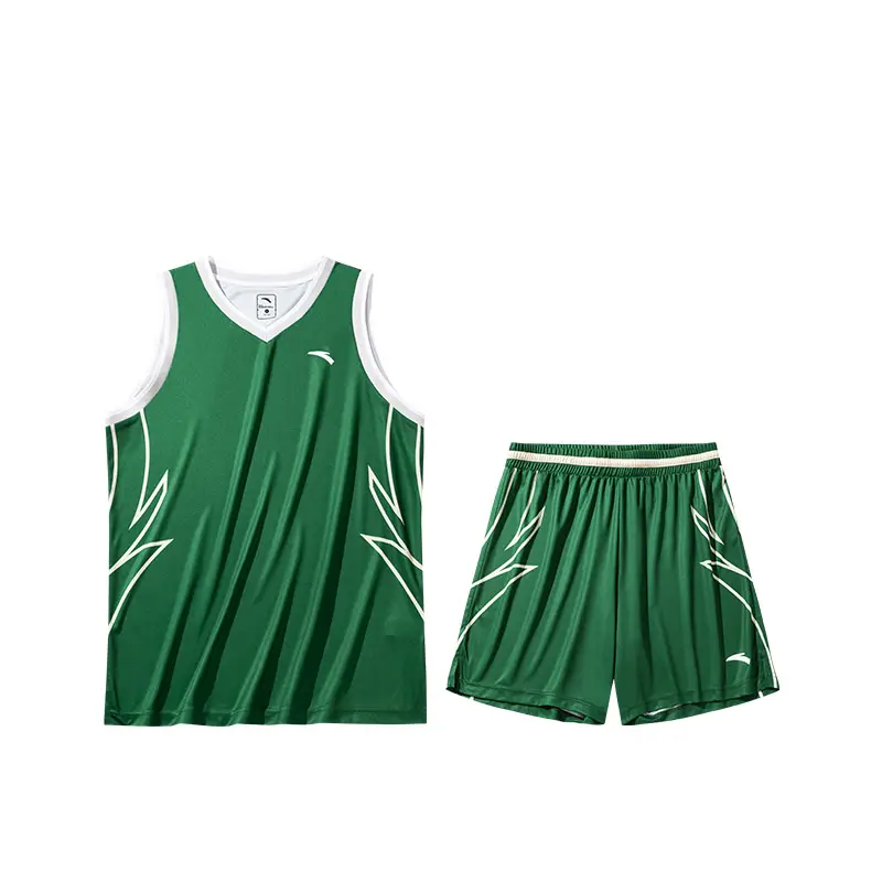Anta Basketball Suit Men's Warm Jade Green