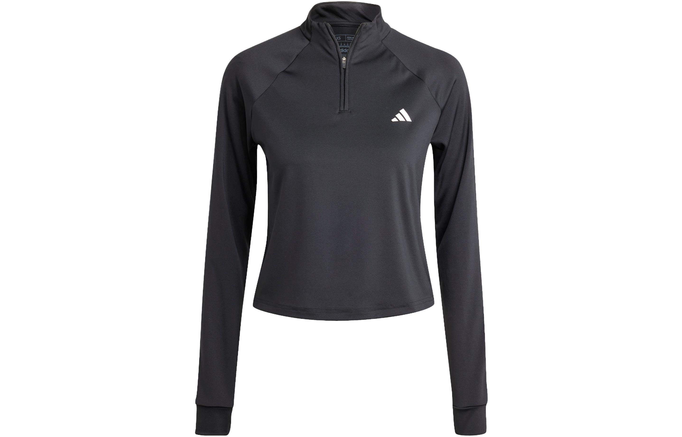 Женская футболка adidas Raglan Longsleeve (черная)