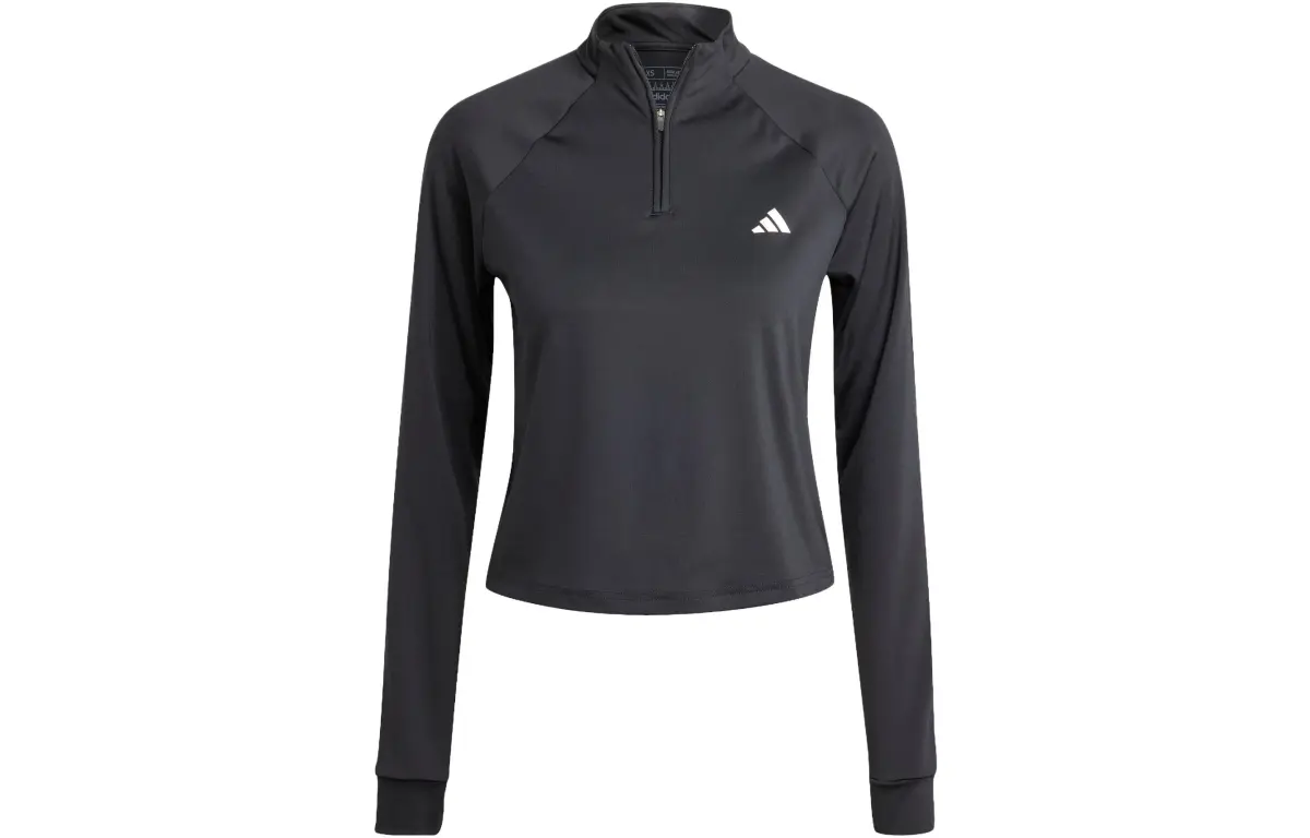 Adidas Free Shipping With AdiClub Train Essentials Minimal Branding 1/4 Zip Cover Up