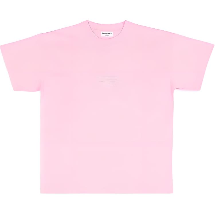 Женская футболка Balenciaga FW22 (розовая)