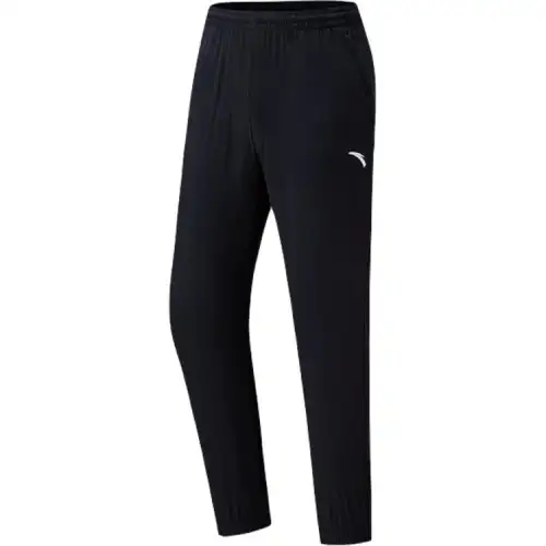 Anta Variety Training Collection Sports Pants Men's Basic Black