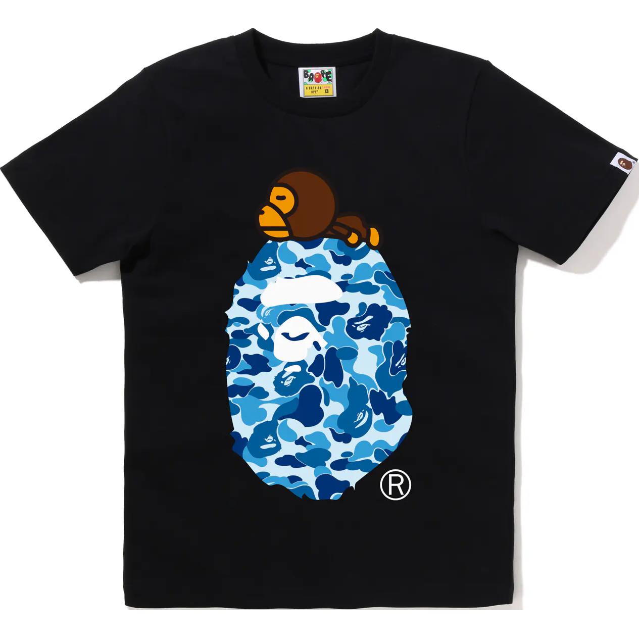 Женская футболка A BATHING APE (камуфляжная)