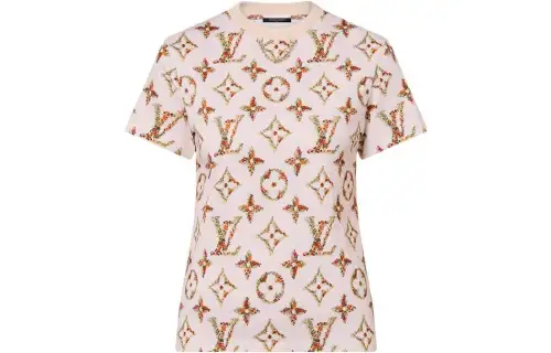 LOUIS VUITTON Floral Monogram T-Shirt
