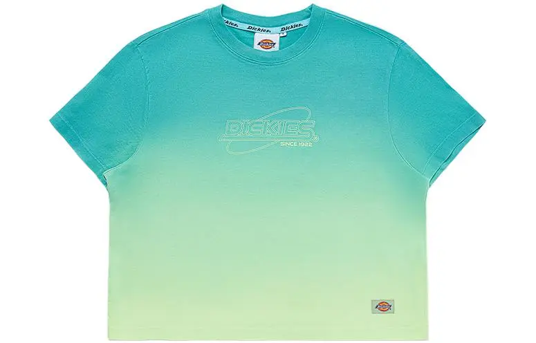 Dickies SS22 Straight Fit T Shirt Women's Yellow Green