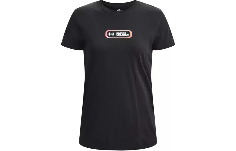 Under Armour GRADIENT PILL T Shirt Women's Black