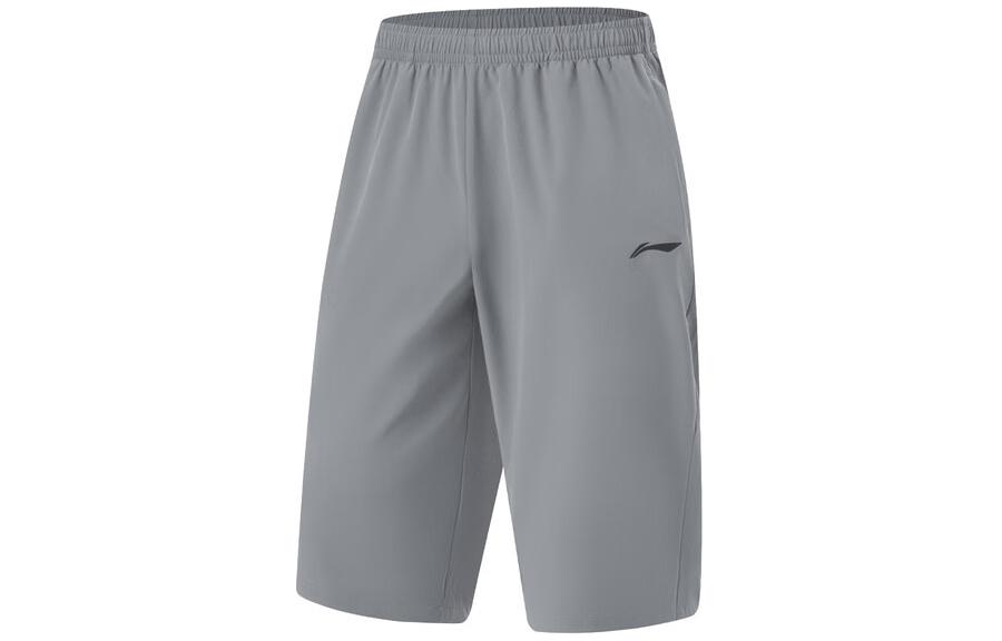 Li Ning Fitness Series Sports Shorts Men’s Shadow Gray