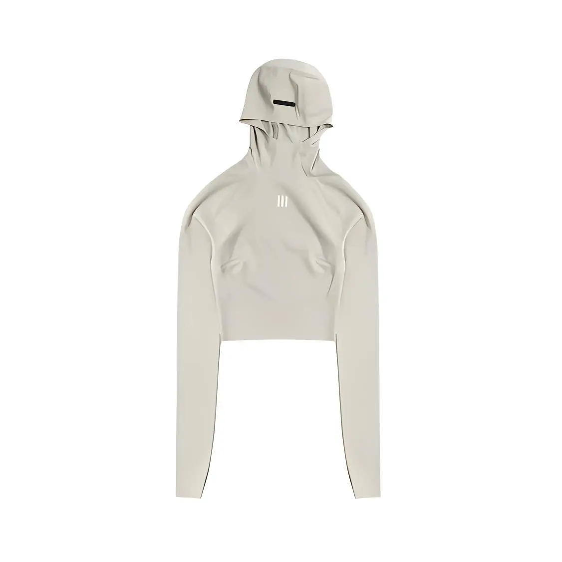 Fear Of God Athletics Women'ss Base Layer Crop Hoodie Sesame