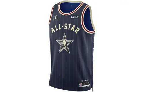 Jordan Jordan 23 Years All-Star Jersey Jaylen Brown Weekend Essential Moisture-wicking Breathable Basketball Jersey Jaylen Brown 2024 NBA All-Star Men's University Navy Blue