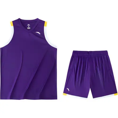 Vest with a round collar sleevless, basketball shorts, set, mid rise, loose straight fit, men's style