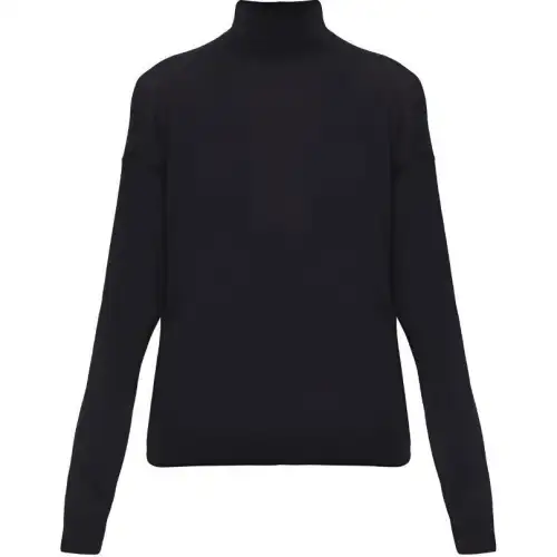 Saint Laurent high-neck wool jumper