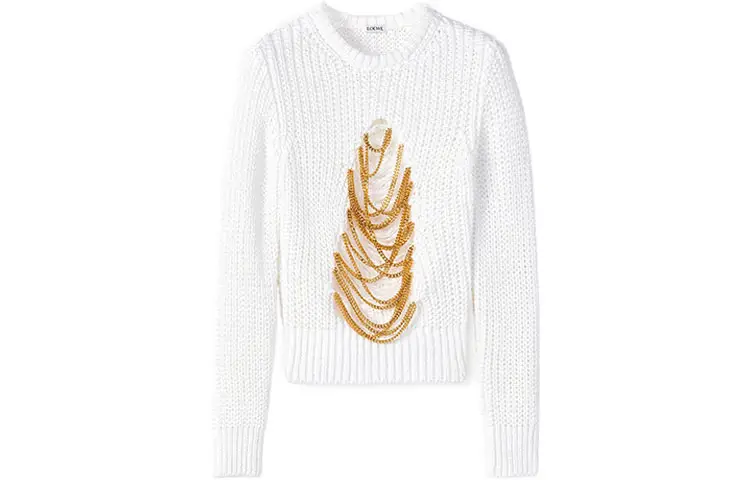 LOEWE FW22 Sweater Women's White