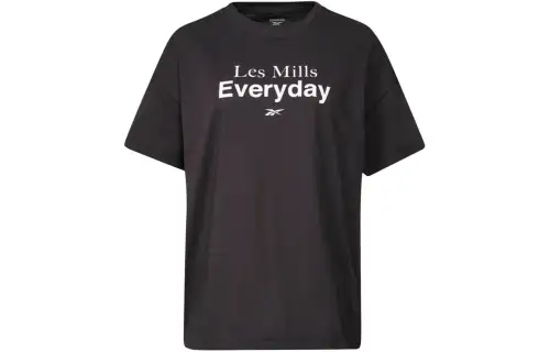 Reebok Drop Shoulder Sleeve T Shirt Women's Black