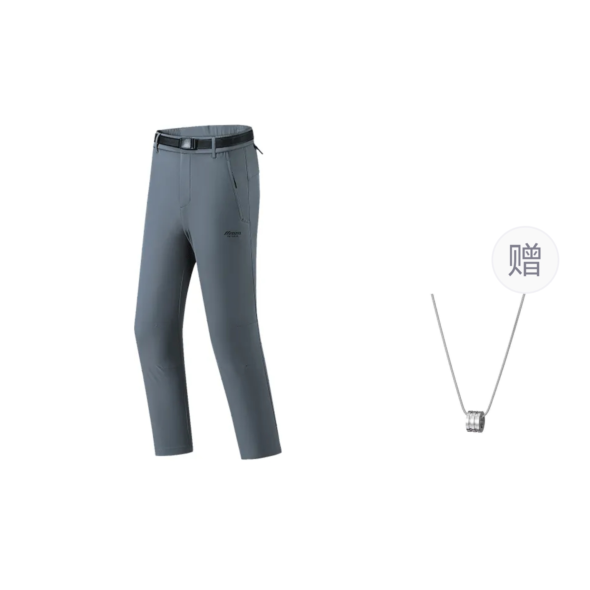 Мужские штаны Mizuno Straight Outdoor Pants (темно-серые)