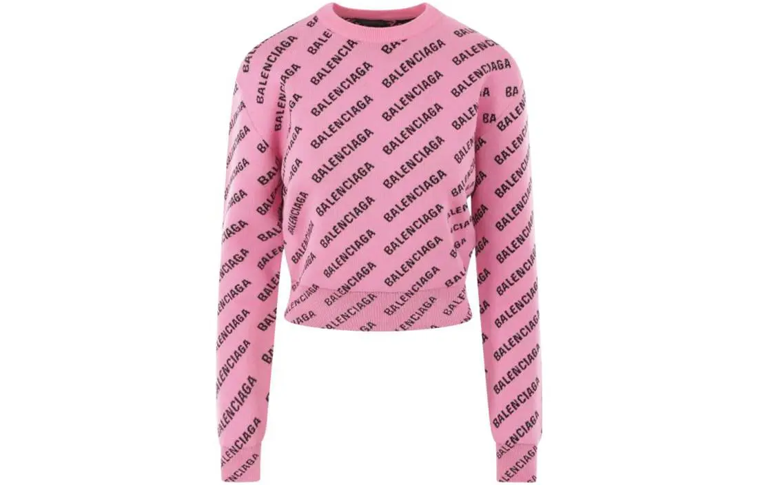 【Best of: PromotionsPrevious Season】Mini Allover Logo cropped jumper