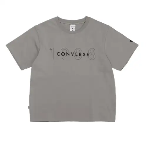 Converse SS25 Regular T Shirt Women's Gray