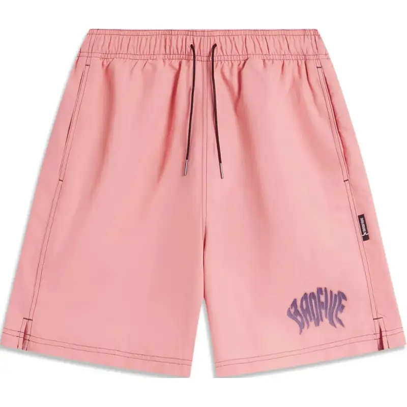 Li Ning Basketball Collection Sports Shorts Men's Apricot Pink