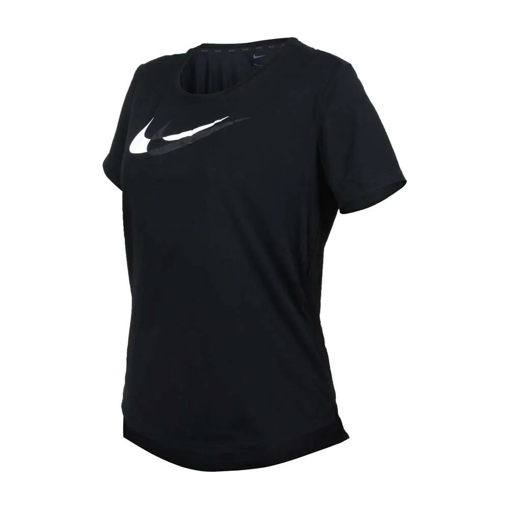 Nike Dri-FIT Swoosh Run Women's Short-Sleeve Running Top Black
