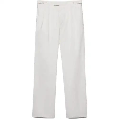 PRADA Wide-leg Cotton Trousers